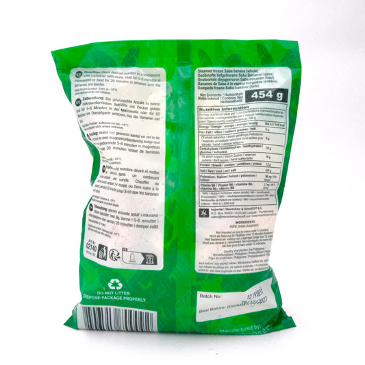 GOLDEN Steamed Saba banana - Whole