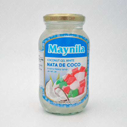 MAYNILA Coconut gel in syrup NATA DE COCO-White 340g