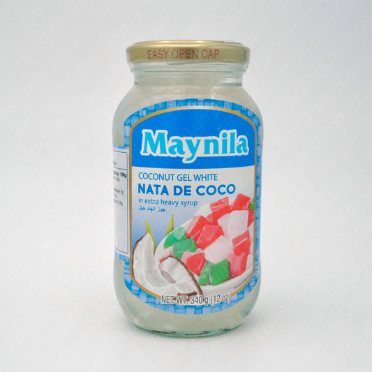 MAYNILA Coconut gel in syrup NATA DE COCO-White 340g