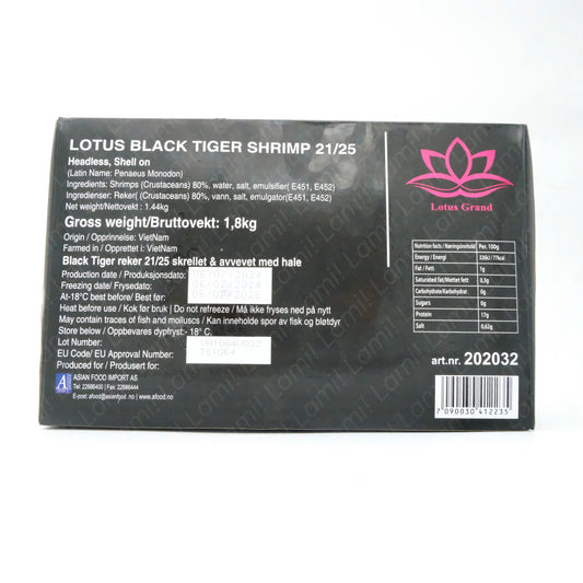 Black Tiger Block shrimp 21/25