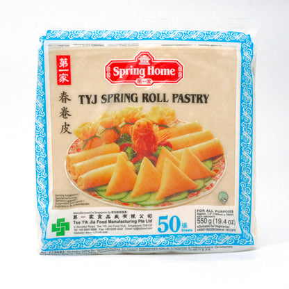 SPRING HOME Springroll pastry 190mm 550g
